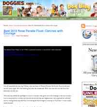 Best 2013 Rose Parade Float Canines with: Glam